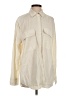 MNG Ivory Long Sleeve Button-Down Shirt Size 4 - photo 1