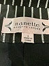 NANETTE Nanette Lepore Stripes Black Blazer Size 8 - photo 6