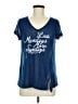 Dept222 100% Polyester Blue Short Sleeve T-Shirt Size M - photo 1