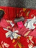 Vince Camuto 100% Viscose Floral Red Shorts Size 8 - photo 3