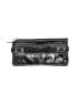 Fossil Silver Black Leather Wallet One size - photo 1