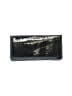Fossil Silver Black Leather Wallet One size - photo 2