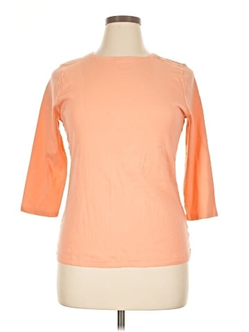 Croft & Barrow 3/4 Sleeve Top (view 1)