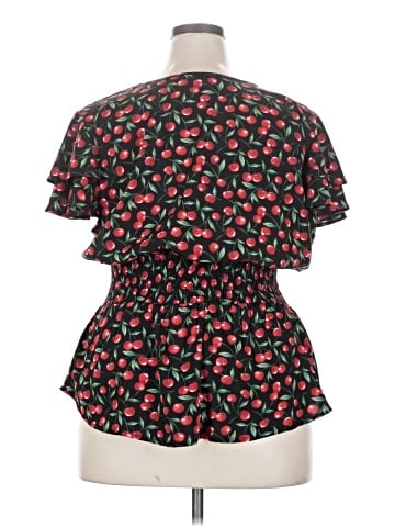 Sweet Rain Short Sleeve Blouse (view 2)