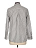 Old Navy 100% Cotton Stripes Gray Long Sleeve Button-Down Shirt Size L - photo 2