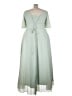 Unbranded 100% Polyester Green Casual Dress Size 22 - photo 2