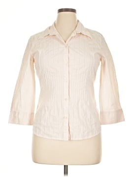 Alfani 3/4 Sleeve Button-Down Shirt (view 1)