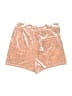Honey Punch Metallic Gold Shorts Size S - photo 2