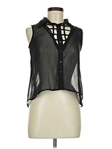 Derek Heart Sleeveless Blouse (view 1)