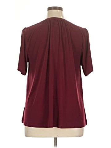 MICHAEL Michael Kors Short Sleeve Blouse (view 2)