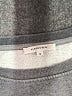 Carven 100% Cotton Graphic Gray Sweatshirt Size M - photo 7