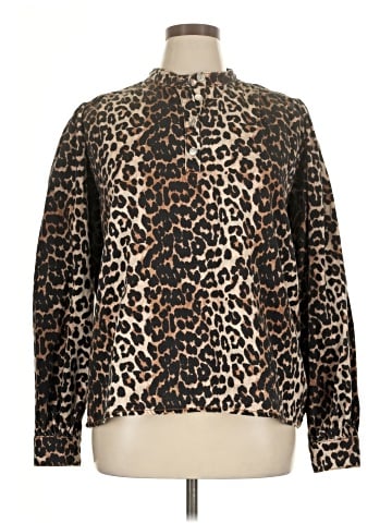 Ganni Long Sleeve Blouse (view 1)