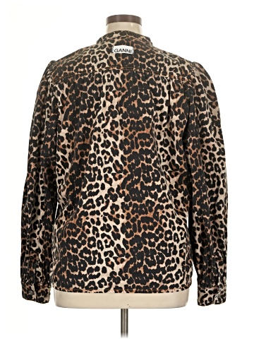 Ganni Long Sleeve Blouse (view 2)