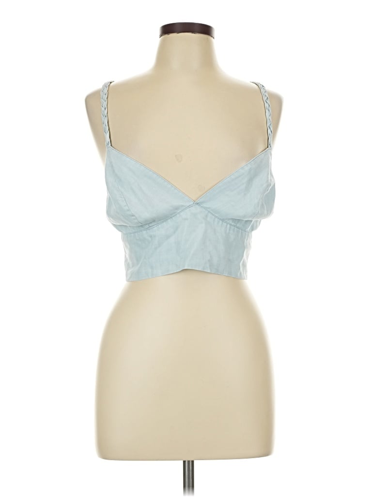 Pre-owned Bella Dahl Sleeveless Blouse In Blue