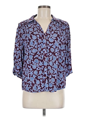 Democracy 3/4 Sleeve Button-Down Shirt (view 1)