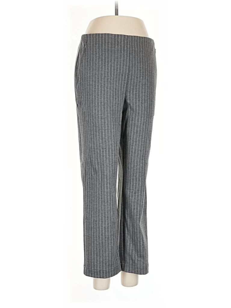 Pre-owned Ann Taylor Loft Dress Pants In Gray