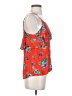 Old Navy 100% Rayon Orange Sleeveless Blouse Size S - photo 4