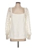 Boston Proper 100% Cotton Ivory Pullover Sweater Size L - photo 1
