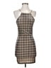 Tic : Toc Plaid Tan Casual Dress Size S - photo 1