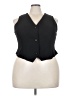 Unbranded 100% Polyester Black Tuxedo Vest Size 3X - photo 1