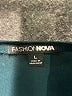 Fashion Nova Teal Bodysuit Size L - photo 3