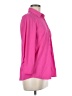 Ameliora Pink Long Sleeve Blouse Size M - photo 4