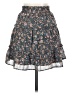 Paper Crane 100% Polyester Paisley Teal Casual Skirt Size XS - photo 2