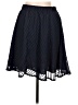 Shein Chevron-herringbone Blue Casual Skirt Size 12 - photo 2