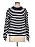 Unbranded 100% Polyester Stripes Blue Pullover Sweater Size L - photo 1
