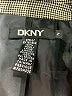 DKNY 100% Wool Houndstooth Gray Wool Blazer Size 2 - photo 6