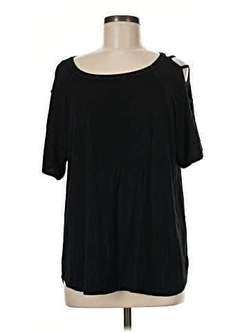 August Silk Short Sleeve Top (view 1)