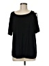 August Silk Black Short Sleeve Top One size - photo 1
