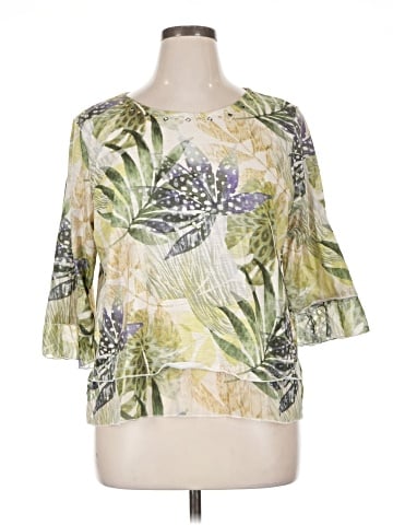Alfred Dunner 3/4 Sleeve Blouse (view 1)