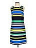 Vince Camuto Stripes Blue Casual Dress Size 4 - photo 1