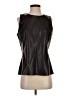 Ann Taylor 100% Polyester Black Sleeveless Blouse Size S - photo 1