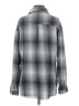 Pol 100% Cotton Plaid Gray Long Sleeve Button-Down Shirt Size S - photo 2