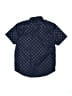 Public Record Checkered-gingham Blue Short Sleeve Button-Down Shirt Size 8S - photo 2
