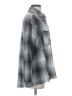 Pol 100% Cotton Plaid Gray Long Sleeve Button-Down Shirt Size S - photo 4