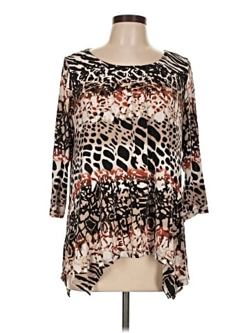 Dana Buchman 3/4 Sleeve Blouse (view 1)