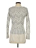 Lucky Brand Chevron-herringbone Silver Pullover Sweater Size S - photo 2