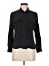 Rafaella Black 3/4 Sleeve Button-Down Shirt Size 8 - photo 1