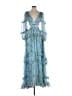 Mac Duggal 100% Polyester Blue Cocktail Dress Size 0 - photo 1