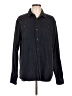Travis Mathew 100% Cotton Solid Black Long Sleeve Button-Down Shirt Size L - photo 1