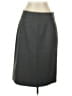 J.Crew 100% Polyester Solid Gray Black Formal Skirt Size 4 - photo 1