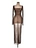 NA-KD 100% Polyester Brown Cocktail Dress Size L - photo 1