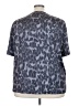 Shein Curve Animal Print Gray Short Sleeve Top Size 20 Plus (4) - photo 2