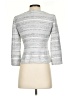 Ann Taylor Factory Stripes Gray Jacket Size 00 Petite - photo 2