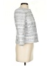 Ann Taylor Factory Stripes Gray Jacket Size 00 Petite - photo 4