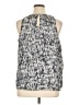 Vince Camuto 100% Polyester Silver Sleeveless Blouse Size XL - photo 2