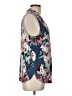 Beacon Floral Blue Sleeveless Blouse Size L (petite) - photo 4